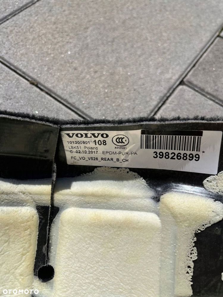 VOLVO XC90 II WYKŁADZINA PODŁOGI TYŁ 2 RZĄD 39826899 - 5