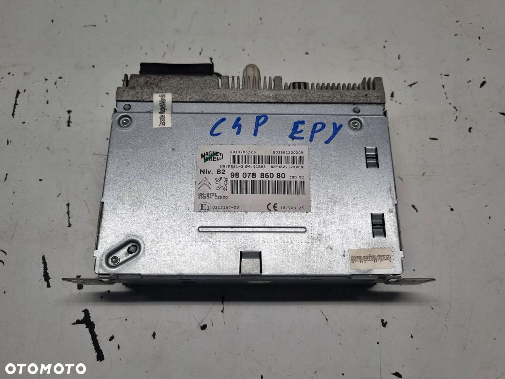 citroen peugeot radio 9807886080 oryginał cd - 1