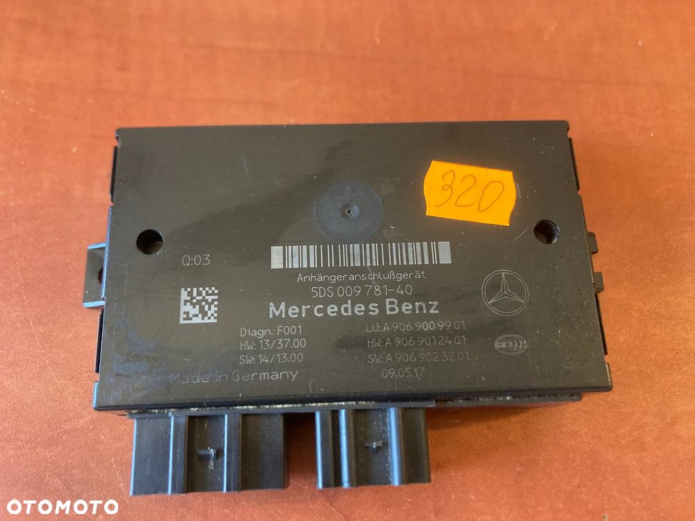 Moduł sterownik haka holowniczego Mercedes 5DS009781-40 A9069012401 - 1