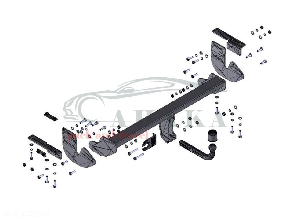 Hak Holowniczy Odkręcany Do Nissan X-Trail T32 2014-2017 - 3