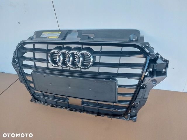 GRILL ATRAPA AUDI A3 S3 8V S-LINE BLACK RADAR - 7