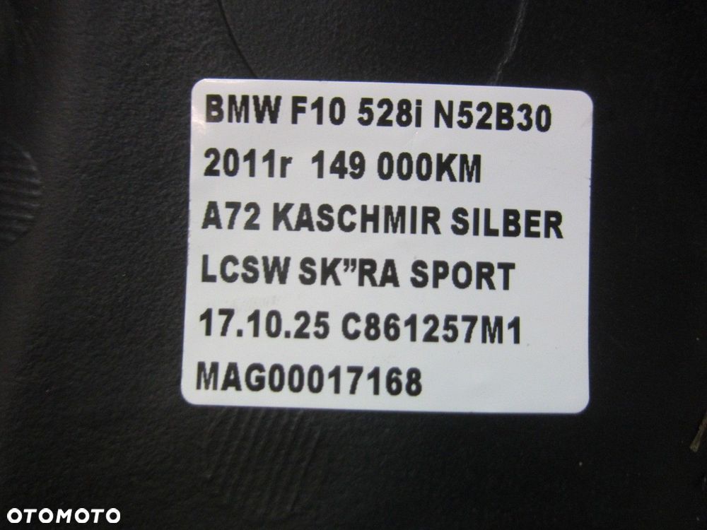 BMW F10 528I N52 N55 535 ZBIORNIK BAK PALIWA 7207332 16117268031 7206420 - 10