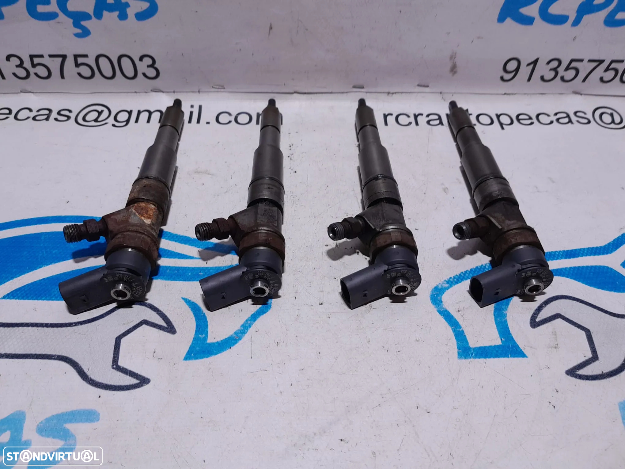 INJETOR INJETORES INJECTOR INJECTORES  BMW SERIE 1 E87 118D 122CV M47 D20 M47D20 204D4 - 4