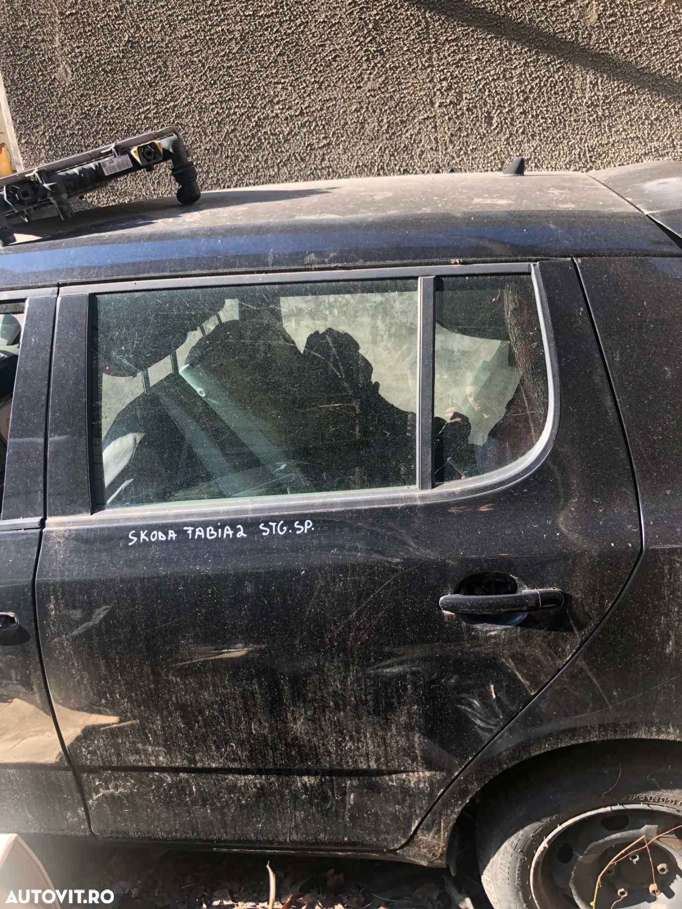 Usa stanga fata/spate Skoda Fabia 2 negru - 2