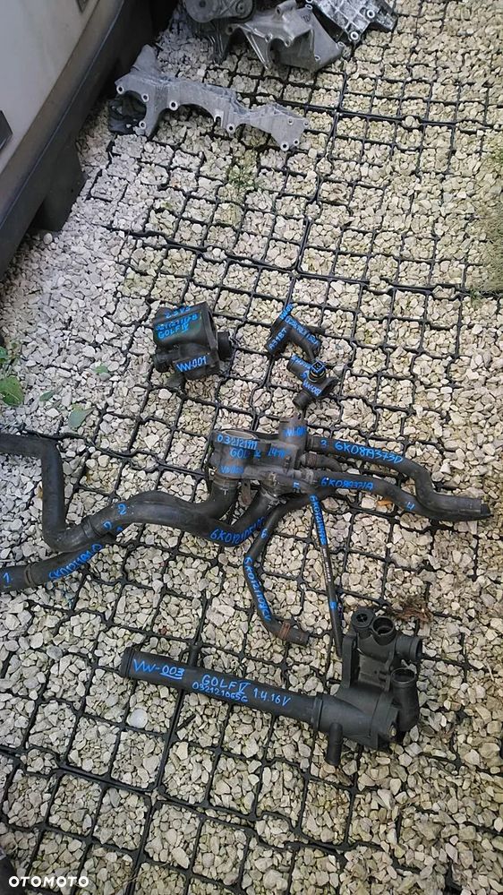 VOLKSWAGEN AUDI SEAT SKODA TERMOSTAT KRÓCIEC WODNY POMPA WODY - 2