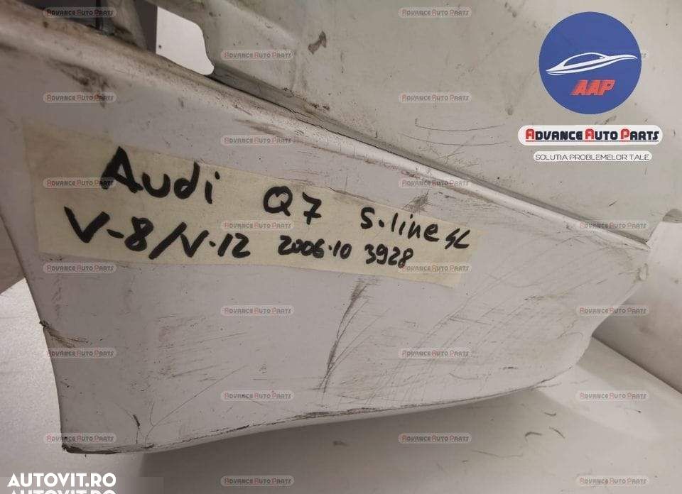 Bara spate S Line cu senzori originala Audi Q7 4L 2005 2006 2007 2008 - 5