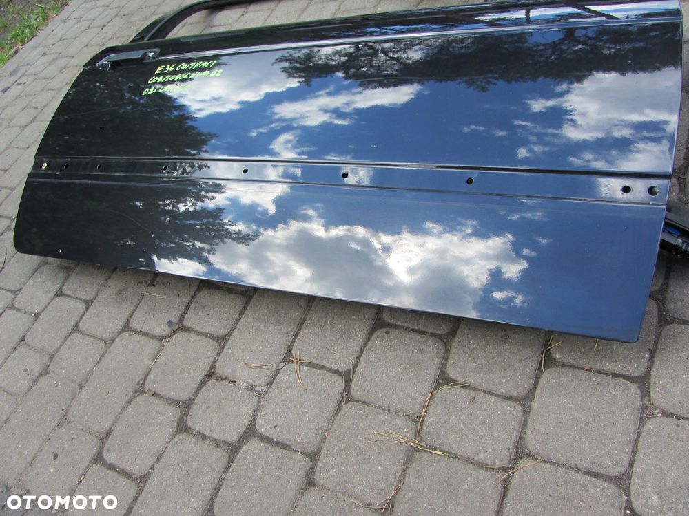 drzwi prawe bmw e36 compact cosmosschwarz ori laki - 3