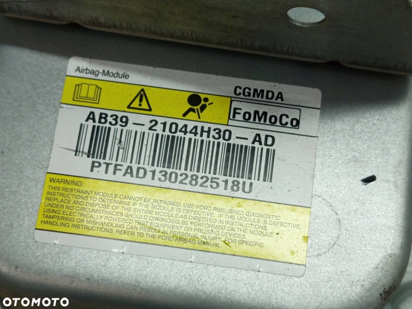 FORD RANGER IV PODUSZKA AIRBAG PASAŻERA AB39-21044H30-AD - 6