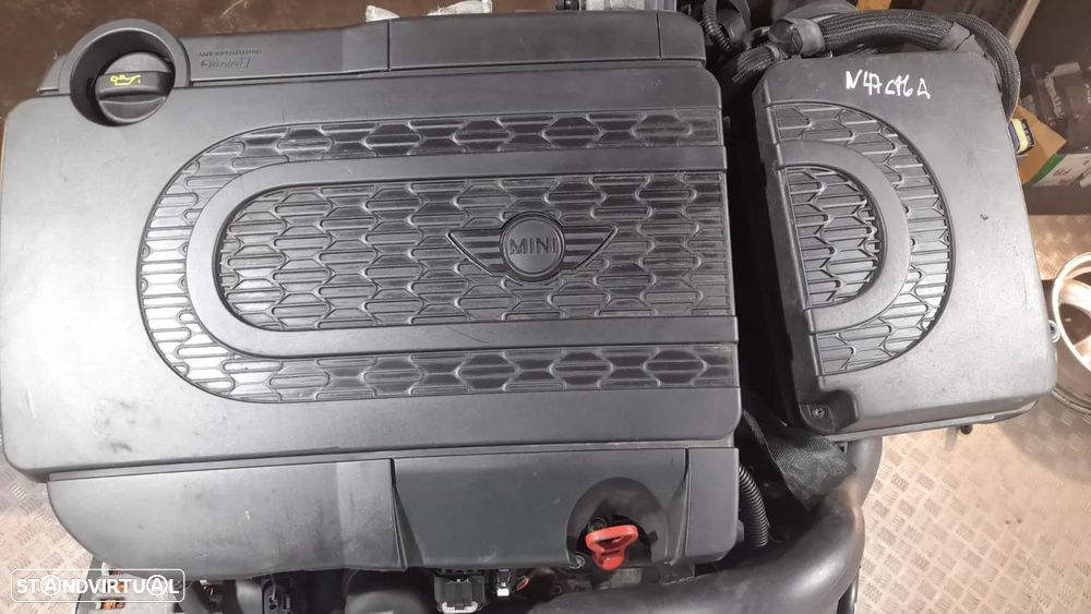 MOTOR COMPLETO MINI BMW 1.6D 16V 112CV 110 N47C16A MINI COOPER R56 R55 CLUBMAN R57 CABRIO R60 CONTRYMAN R61 PACEMAN - 2