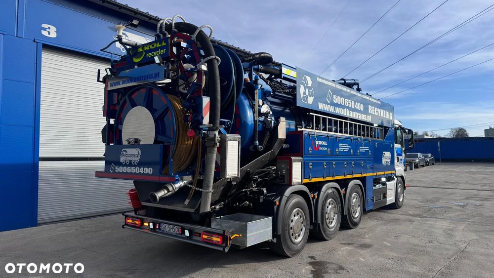 MAN TGS 35.500 KROLL Recycler CVS 3100 URACA P4-45 540ll/175bar - 12