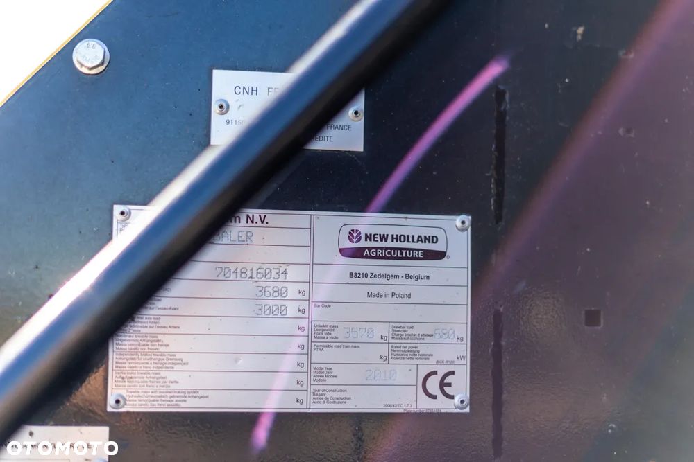 New Holland BR7070 PASOWA ZMIENNA KOMORA ROTOR SIATKA - 24