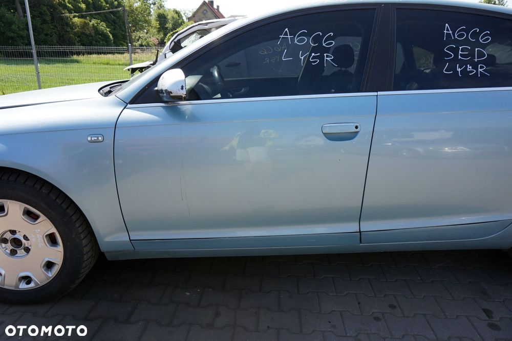 DRZWI PRZEDNIE LEWE A6 C6 SEDAN LY5R  NIEBIESKI AUDI 2004-2008 - 3