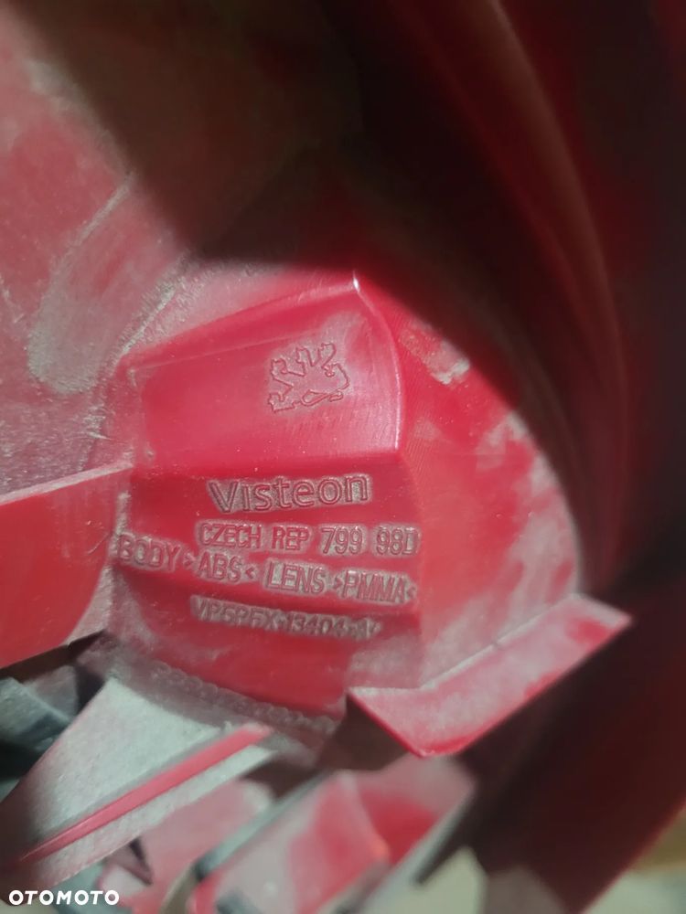 Peugeot 207 cc lampy P+ L tył - 6