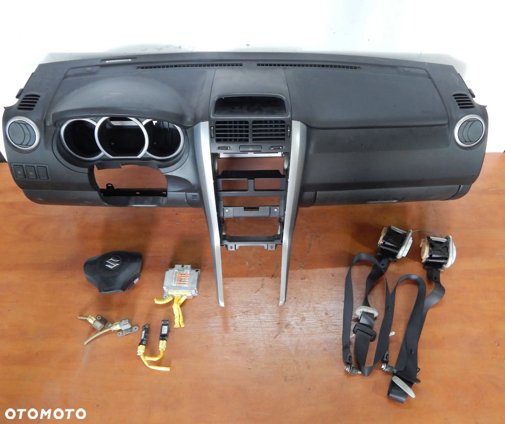 Deska rozdzielcza kokpit pasy airbag Suzuki Grand Vitara II 05-14 Łuków części - 2