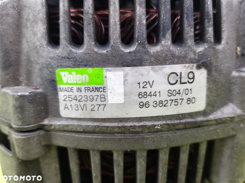 Alternator Citroen C5 I 2.016V 136KM 2001-2004 9638275780  VALEO CL9 - 5