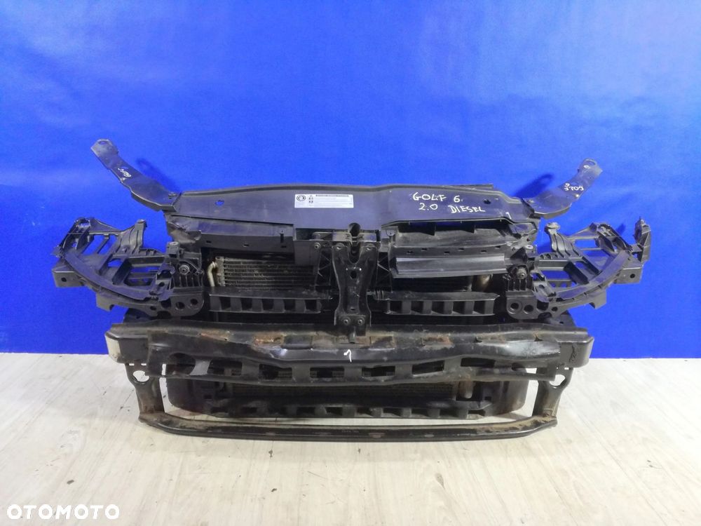 VW Golf VI 6 5K 2.0 Tdi wzmocnienie pas belka chłodnice komplet 08/13r - 1