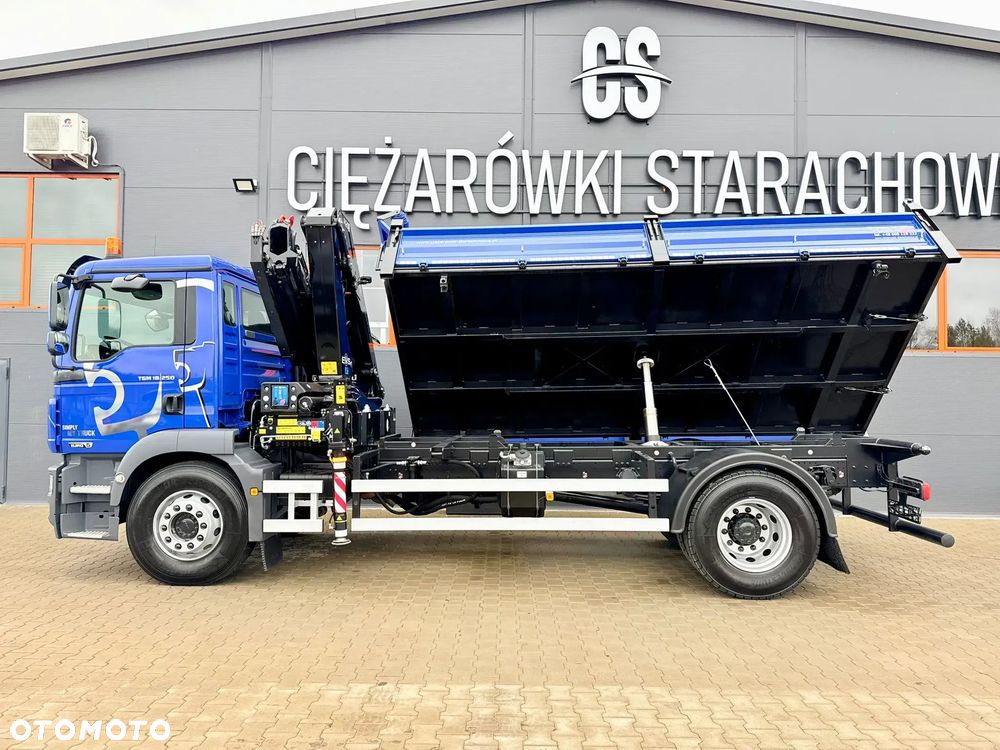 MAN TGM TGL TGS 18.250 // wywrotka 3-S + HDS HMF 1420 - K2 // budowlanka // energetyka //żuraw dzwig kran crane // Świeżo sprowadzony - 19