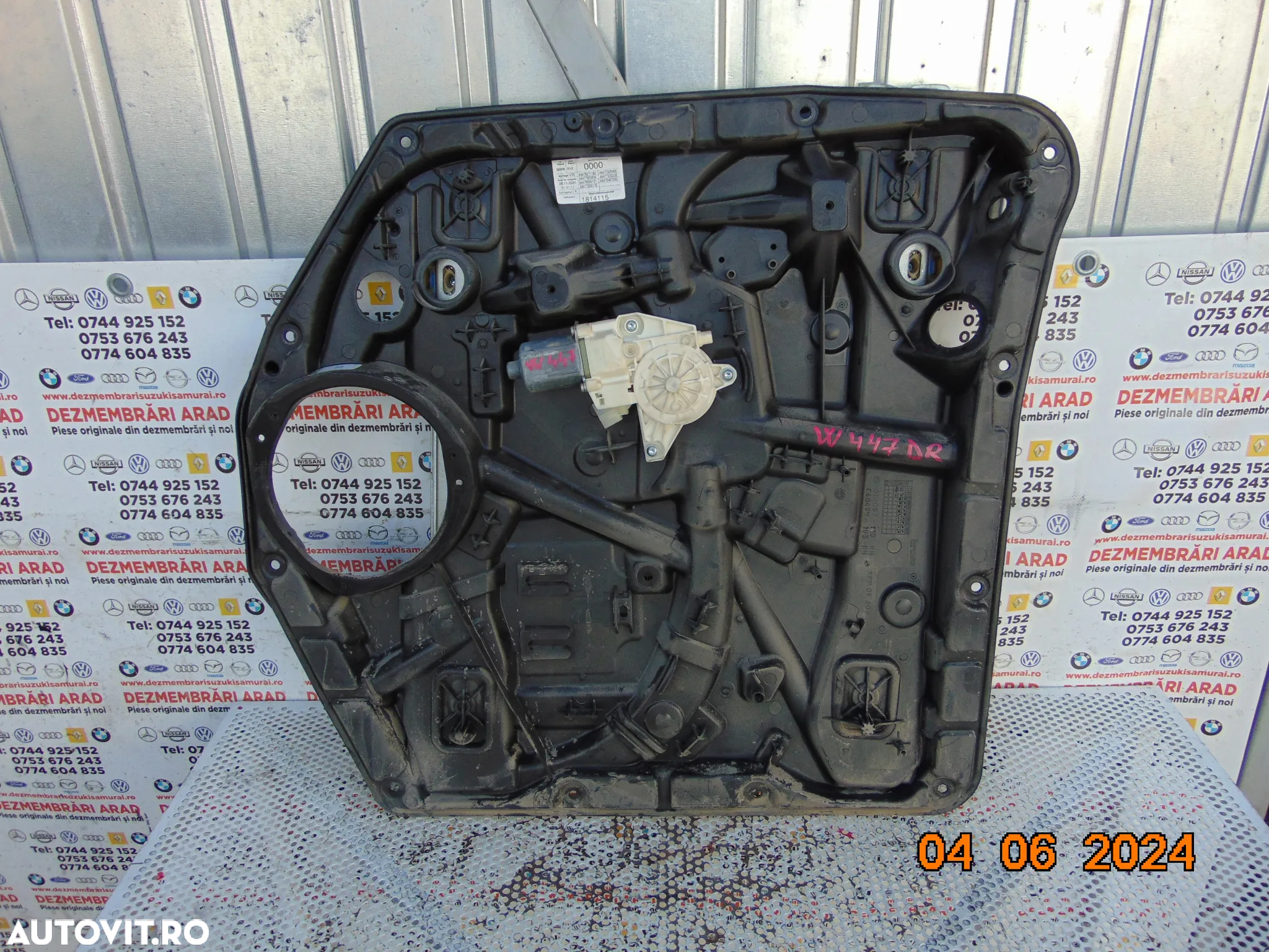 Macara geam Mercedes Vito w447 Viano V Class macarale geamuri electrice stanga dreapta usa - 5
