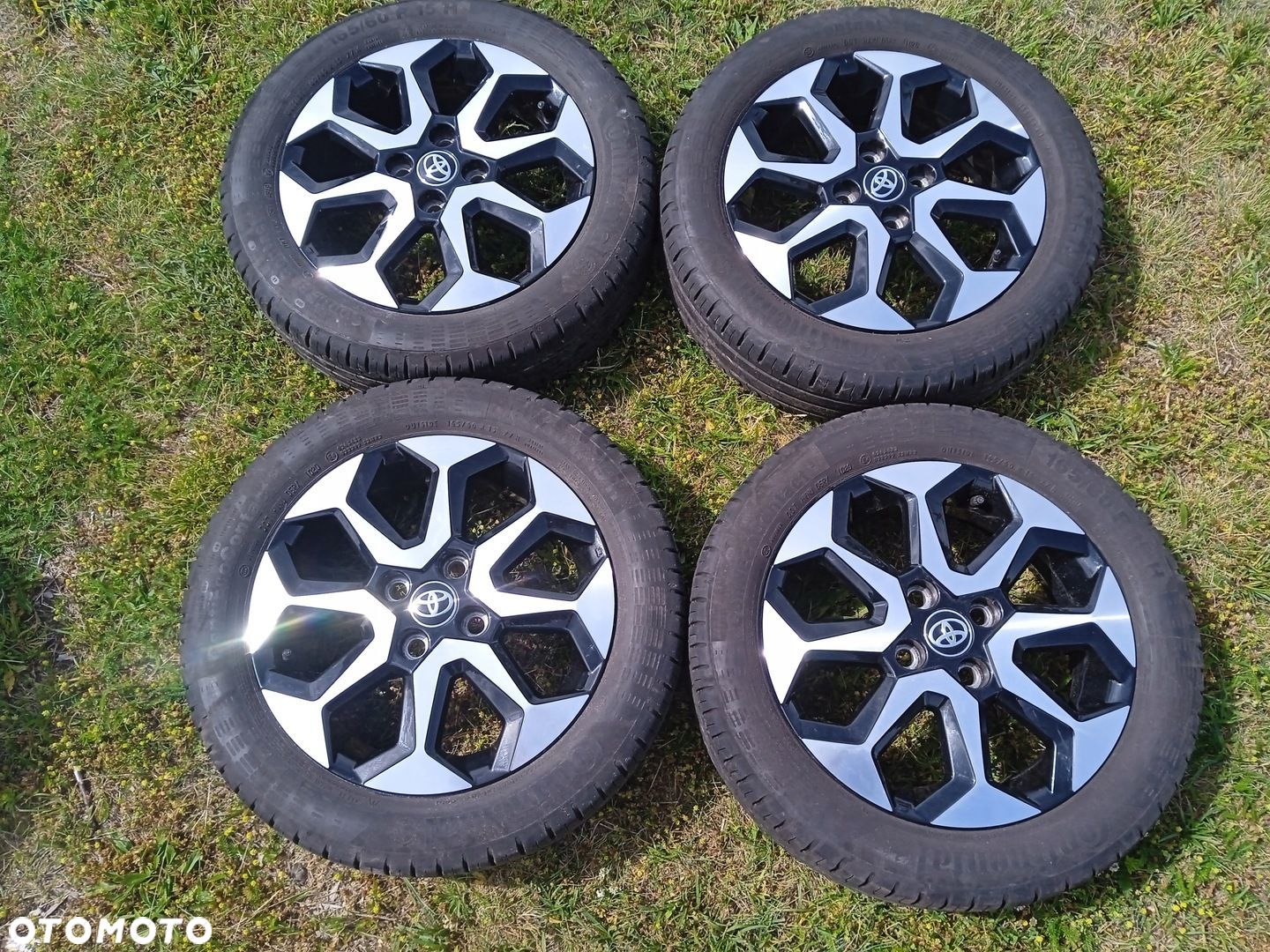 felgi aluminiowe 4x100 Toyota Aygo Citroen C1Peugeot 108 Opony lato 7mm - 1