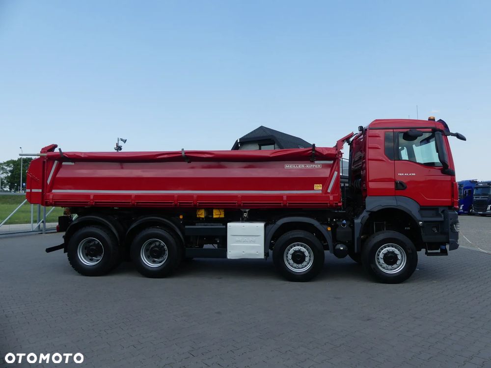 MAN TGS 41.470 / 8x8 / WYWROTKA MEILLER 3-STR HYDROBURTA / MANUAL / - 19
