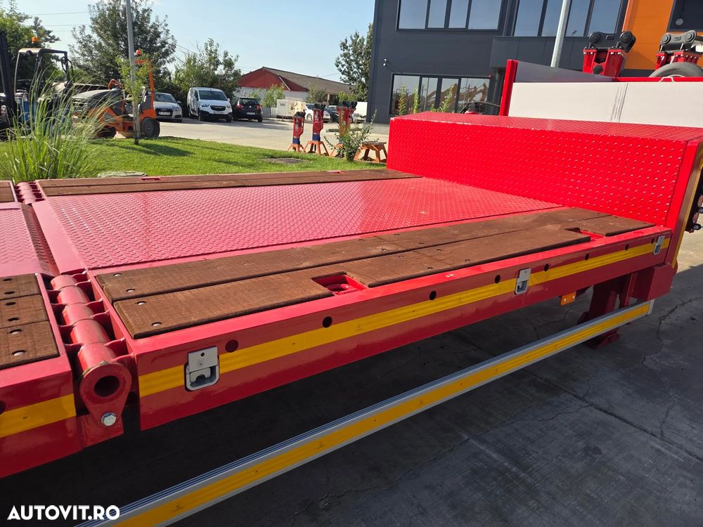 Janmil TRAILER 3 axe FULL OPTION-NOU, 2026, rampe DUBLE, lemne pt extensii latime la 3m, 2 roti rezerva, axe SAF, anv Goodyear, TROLIIU, cutie depozitare, obloane pe gatul de lebada, Carte identitate RAR, Podea rabatabila, posibil leasing-PROMOTIE 58.900eur - 24