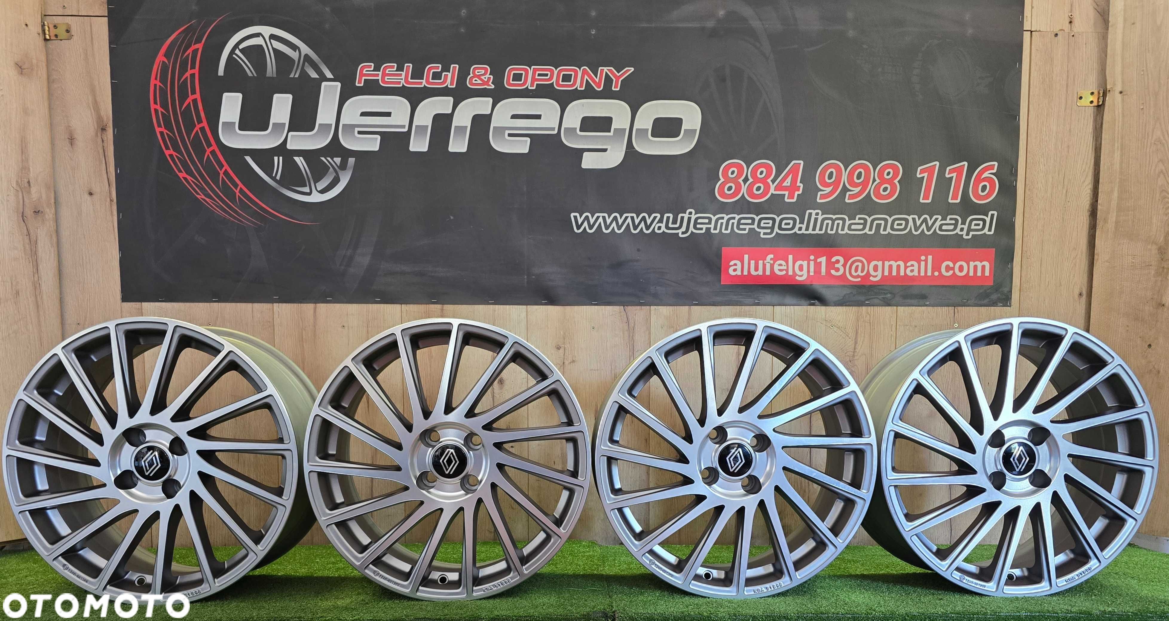NOWE ALUFELGI RENAULT 17x4x100 - Captur,Clio,Scenic,Twingo,Wind,ZOE - 1
