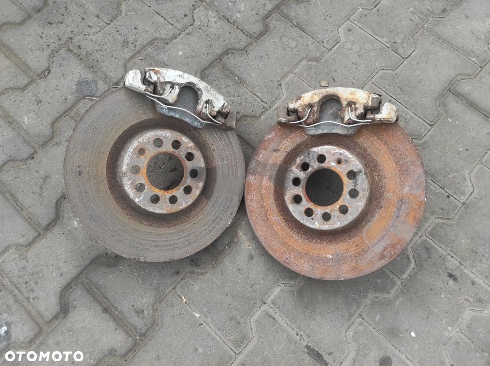 SWAP HAMULCÓW PRZEDNIE 312MM 451 KOMPLET 5X100 AUDI TT 8N A6 C6 SEAT LEON 1 TOLEDO 2 VW GOLF 4 GTI WYSYŁKA !!!!! - 1