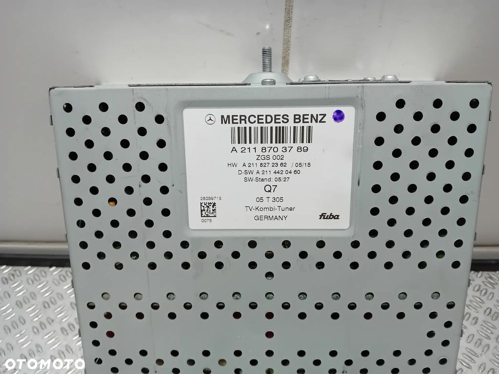 tuner TV moduł wzmacniacz Mercedes Benz E-klasa 2006 A2118703789 - 2