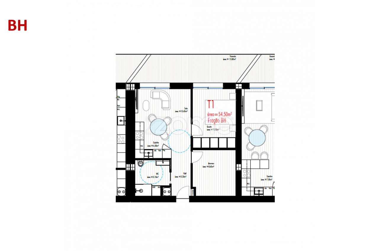 Apartamento T1+1 c/ Varanda, Freamunde, Paços de Ferreira (Fração B... - Grande imagem: 5/16