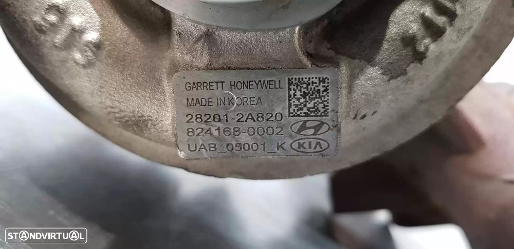 TURBOCOMPRESSOR KIA CARENS IV 2017 -282012A820 - 2