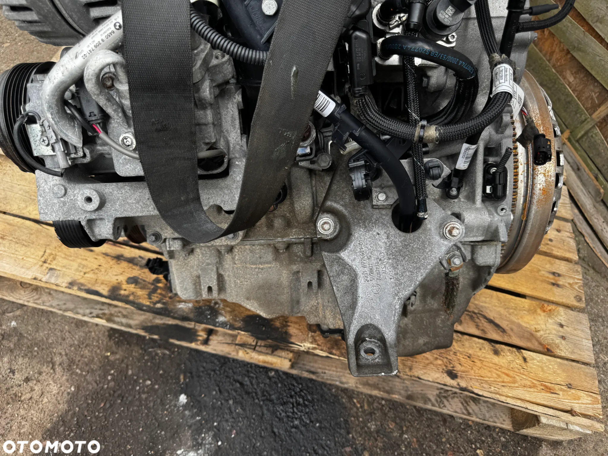 silnik n47d20c 2.0d bmw e60 e61 e90 e92 e87 177km kompletny 166 tys - 6