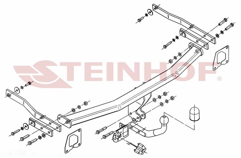 HAK HOLOWNICZY + WIĄZKA 7PIN do Renault Scenic od 2003 do 2009 - 2