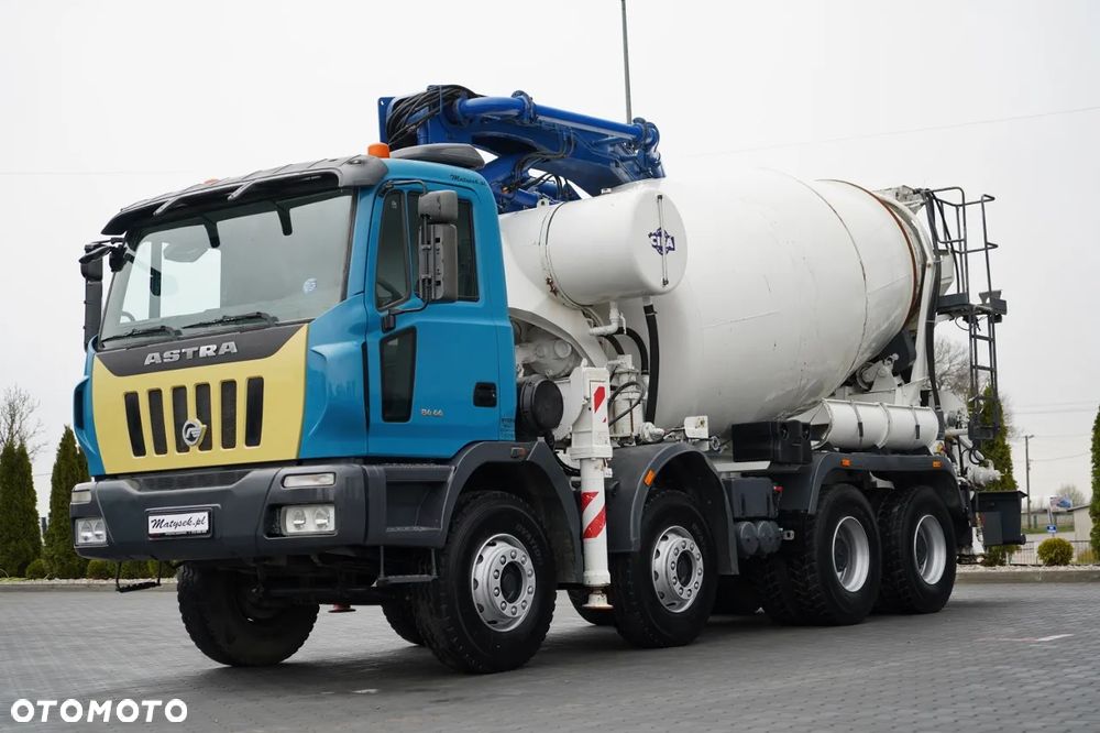 Inny ASTRA VEICOLI 84 44 / POMPOGRUSZKA / 8X4 / BETONIARKA 9 M3 + POMPA CIFA MAGNUM MK 28,4 L / STEROWANIE RADIOWE / NOWE BADANIE UDT - 2