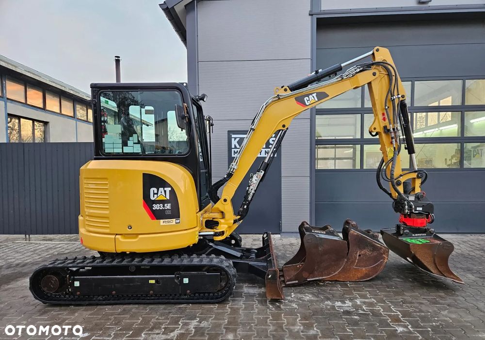 Caterpillar MINIKOPARKA CAT CATERPILLAR 303.5E CR 303.5 E 303 2019R. KLIMATYZACJA ROTOTILT - 11