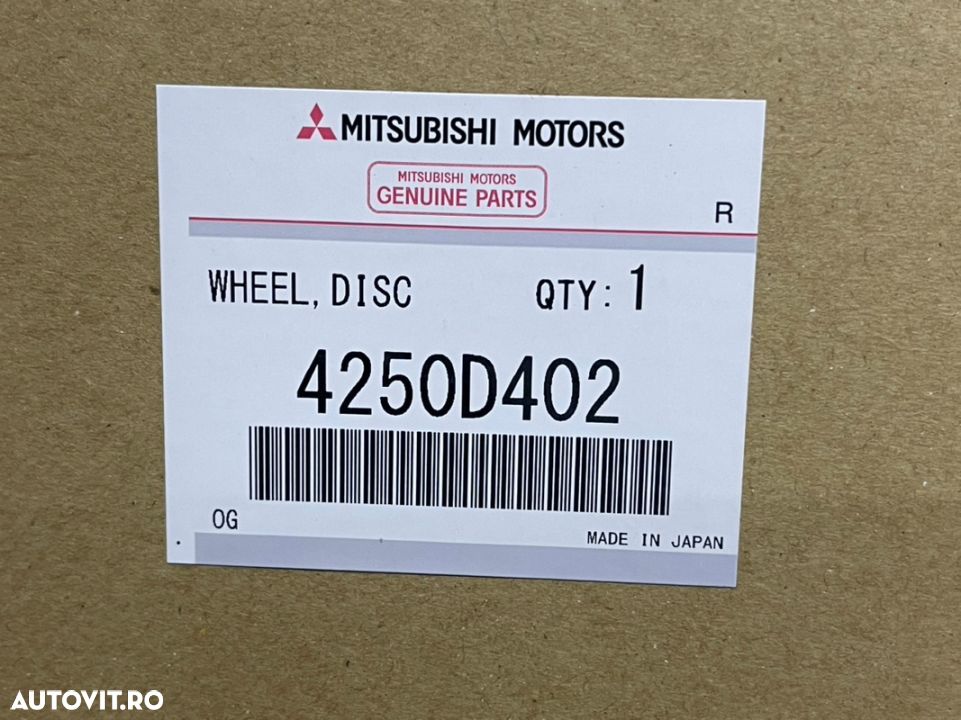 Jante Mitsubishi L200, Pajero, Fiat Fullback ,17 inch, noi, originale - 8