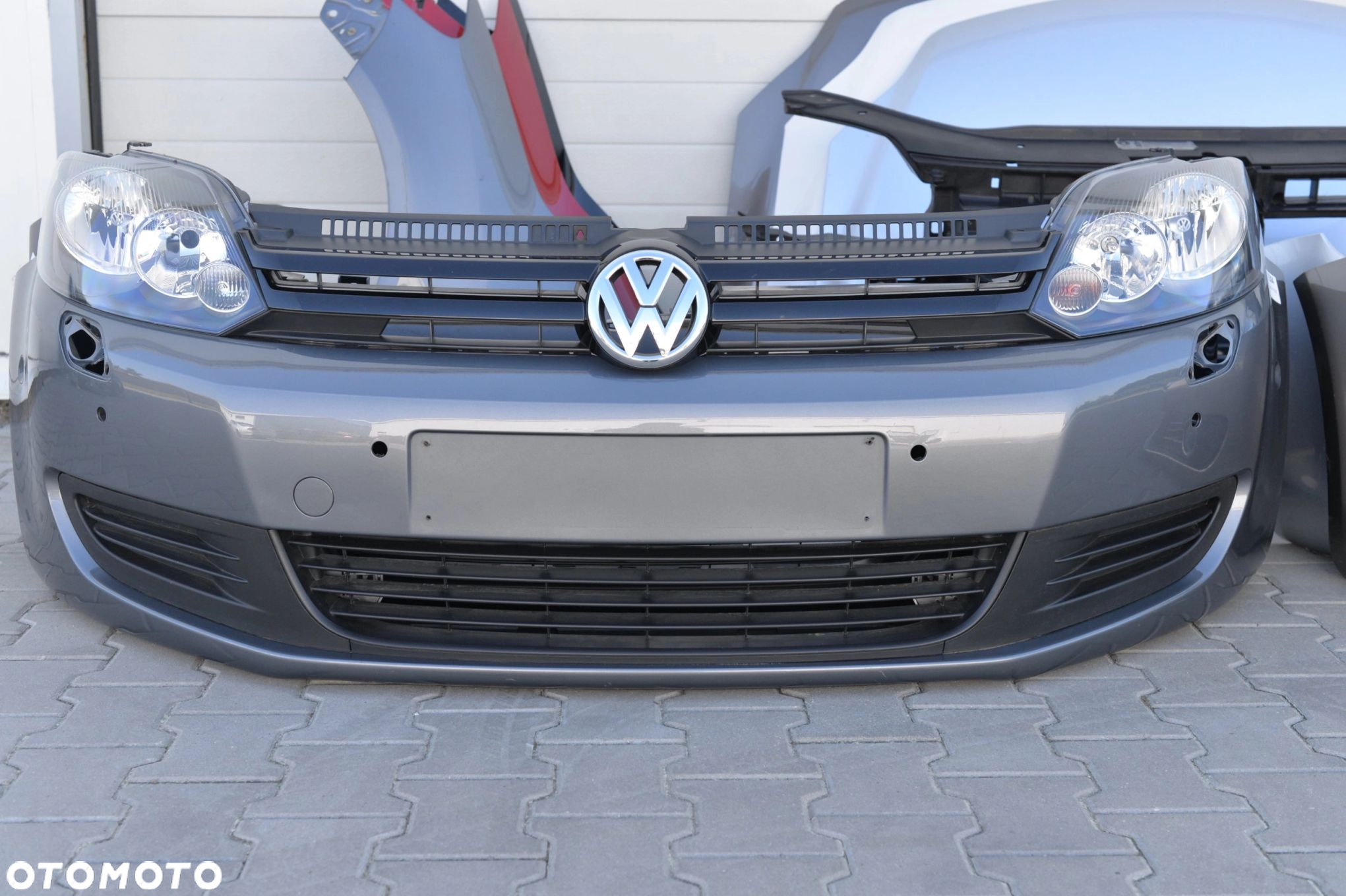 MASKA ZDERZAK GRILL BŁOTNIK LAMPA H7 XENON PAS BELKA VW GOLF VI 6 PLUS - 4
