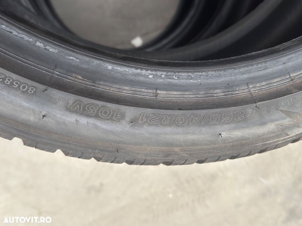Vând 2 anvelope 265/40/21 bridgestone de iarnă ca noi - 7