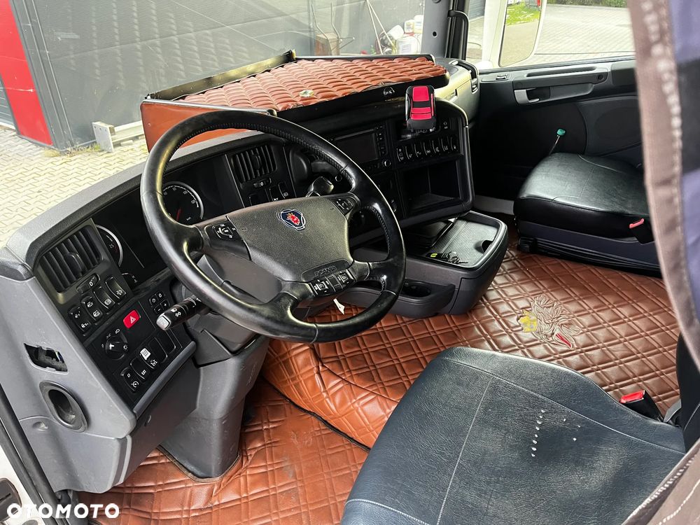 Scania R490 ZESTAW DO PRZEWOZU ŻYWCA/GUITTON/3 POKŁADY/DACH PODNOSZONY/OŚ PODNOSZONA SKRĘTNA/PRZEJAZDOWY - 19