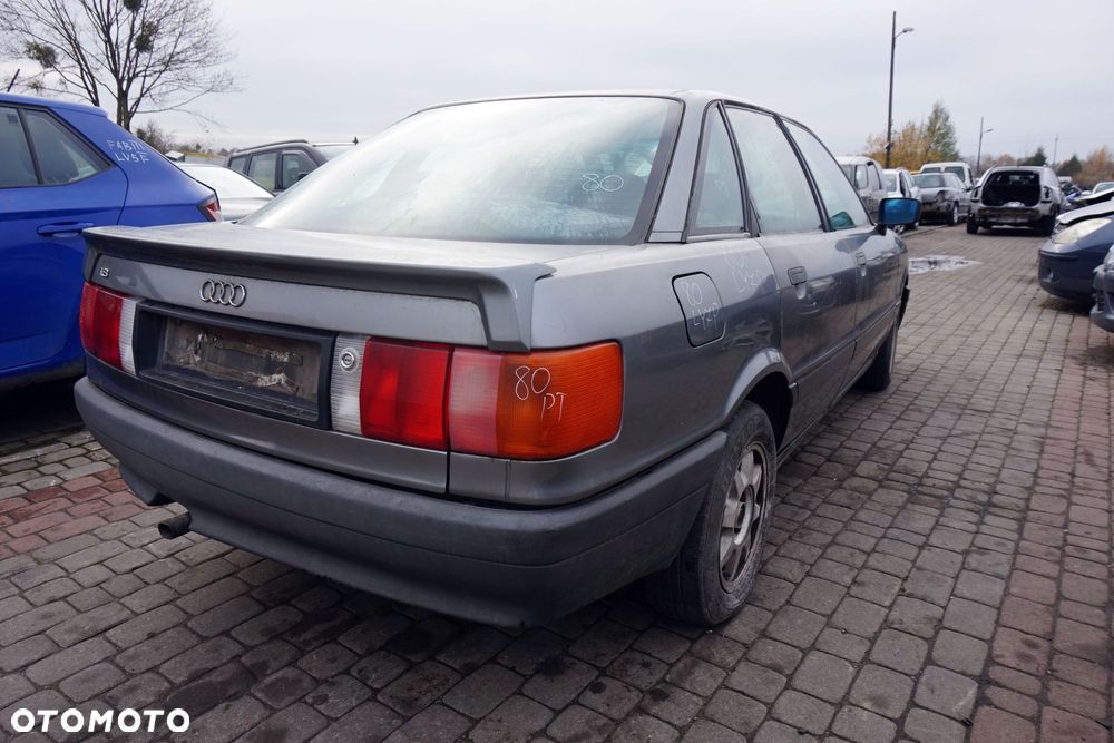 AUDI 80 B3 SEDAN 1991 LY7P 1.8 8V PM 90KM SZARY na części - 5