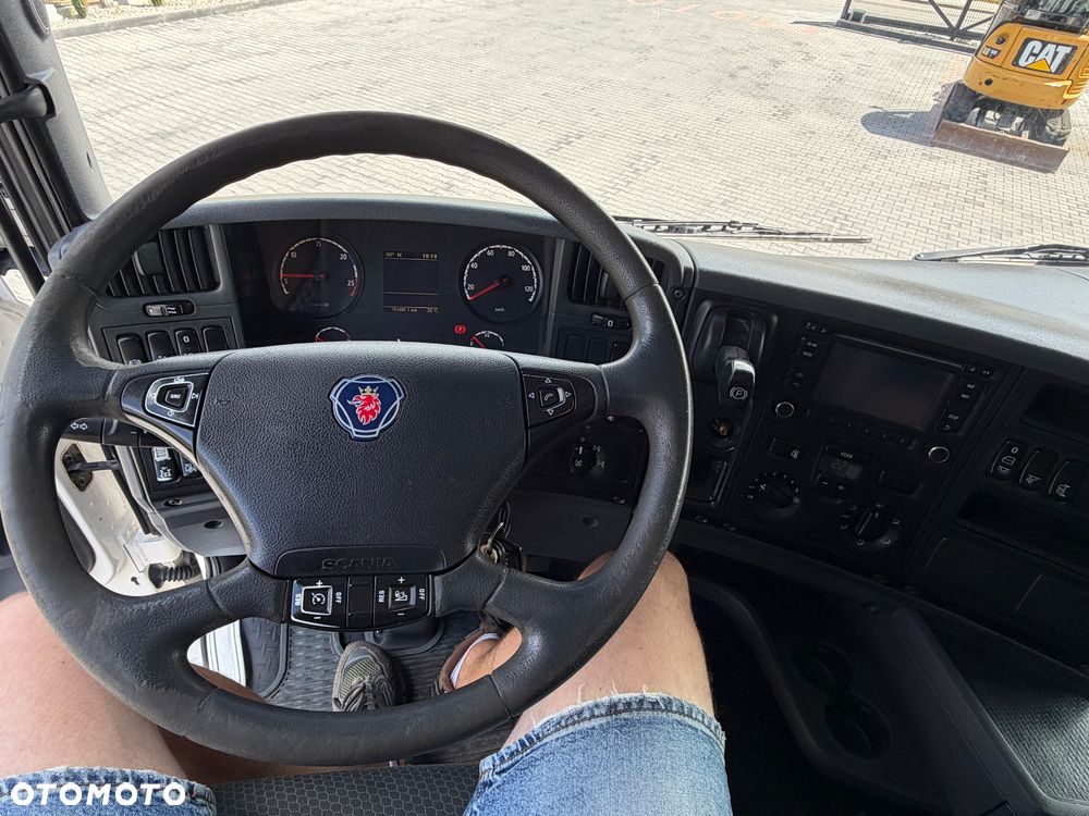 Scania P410 / 6x4 / EURO 6 / HDS / WYSUW x3 / ROTATOR / CHYWTAK / STEROWANIE RADIOWE / WYWROTKA / HYDROBURTA / AUTOMAT / KAMERA COFANIA / NAWIGACJA / NISKI PRZEBIEG / 2017 / SERWISOWANY / SPROWADZONY - 22