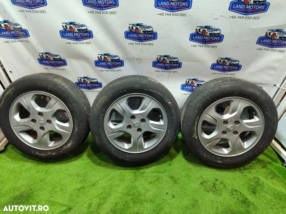 JANTE R15 4x100 DACIA ( 3 BUC.) COD 185/65 R15 / 6JX154H240 / 6Jx154H2 - 1