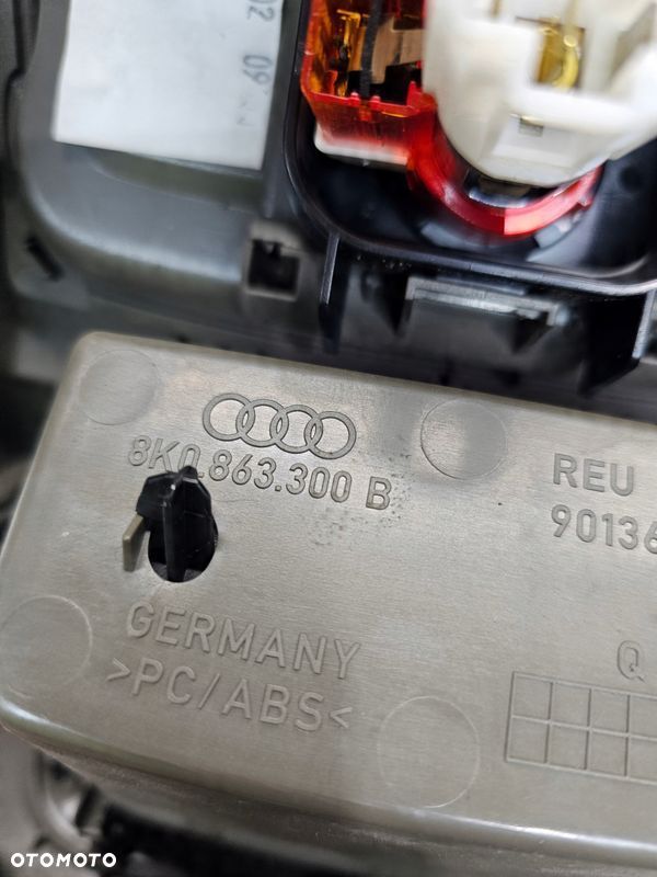 OSŁONA TUNELU ŚRODKOWEGO TYŁ AUDI Q5 8R 8R0864376B J42 BEŻ PIMENT - 9