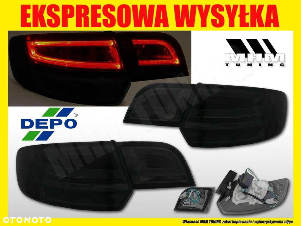 LAMPA TYL DIODOWE LED LIFT AUDI A3 8P0 SPORTBACK - 2