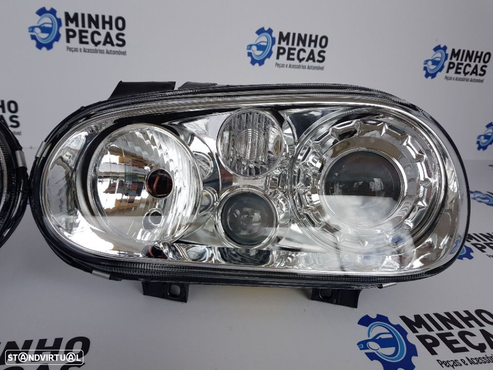 Faróis Golf 4 Look (R32) Fundo Cristal - 5