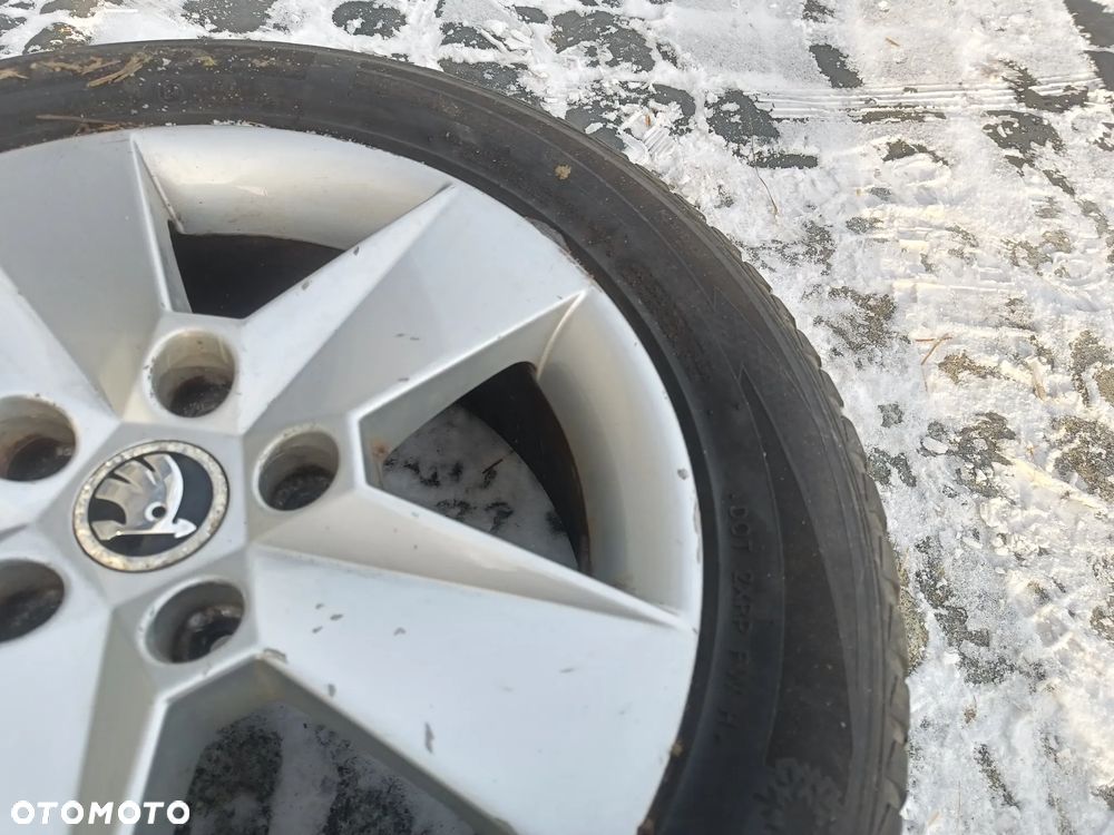 Felgi Aluminiowe 16 Skoda Octavia 3 5x112 ET46 5E0601025H Koła VW Seat Audi 6,5Jx16H2 - 18