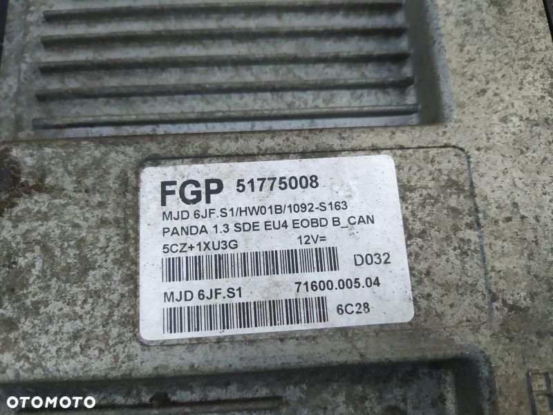 STEROWNIK SILNIKA KOMPUTER FIAT PANDA PUNTO DOBLO  1.3 DIESEL MJD6JFS1 - 2
