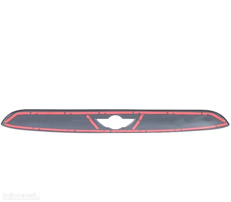 CARCAÇA PUXADOR PORTA MINI F55 F56 F57 13-17 PRETO BRILHANTE - 2