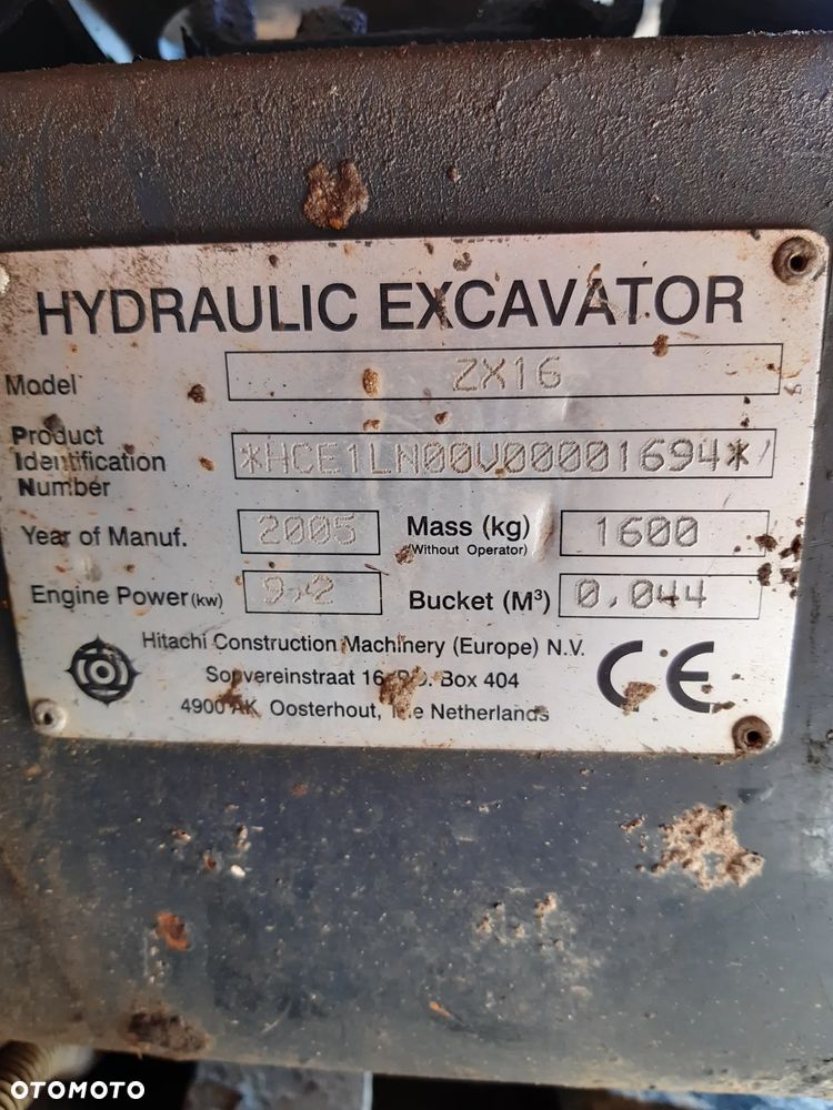 Hitachi Zx16 - 6
