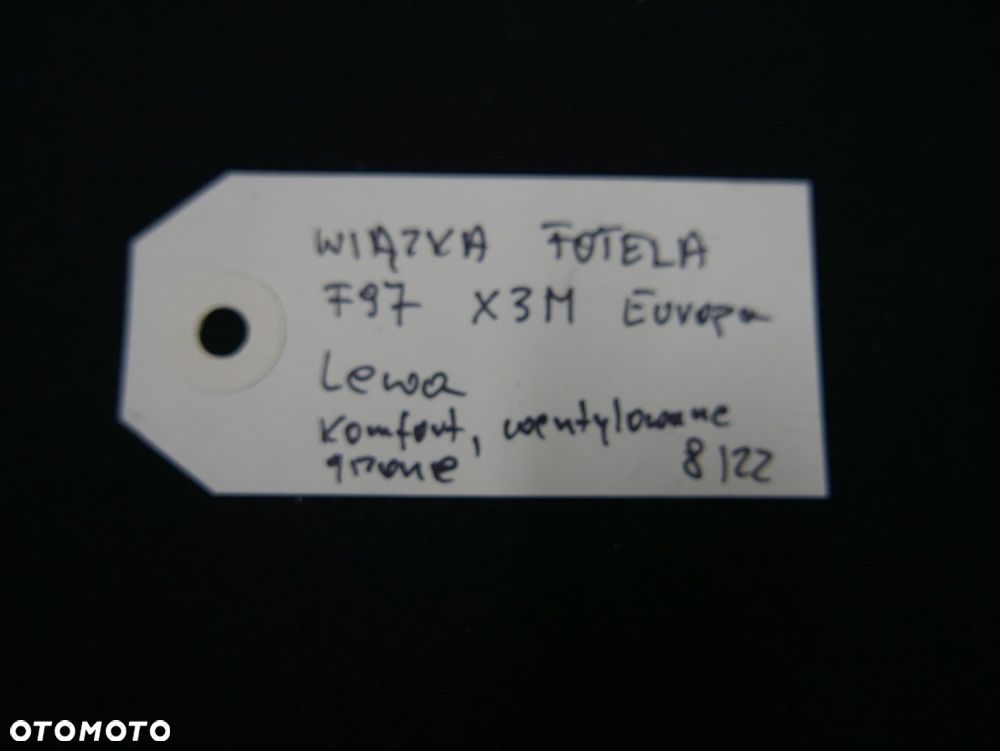 bmw f97 x3m wiązka fotela lewego komfort - 11