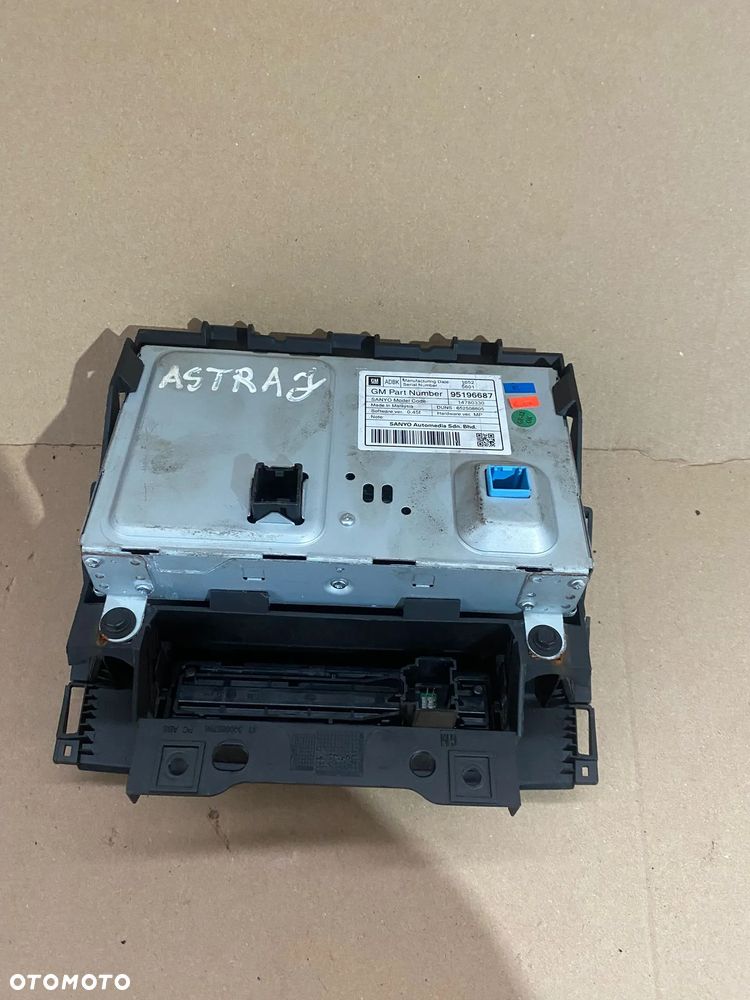 OPEL MOKKA A ASTRA J ZAFIRA C EKRAN WYSWIETLACZ RADIA NAVI 600 95196687 - 2